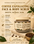Coffee Exfoliating Face & Body Scrub- 8oz